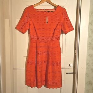 NWT Banana Republic Red-Orange Dress